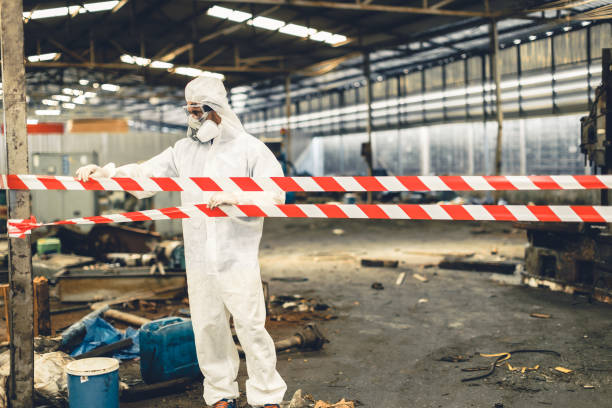 Professional Biohazard technician working in Anderson, MO